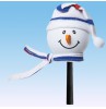 Tenna Tops (Fat Style Antenna) Snowman (Patriotic) / Cute Dashboard Accessory 